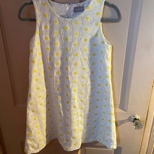 Children’s Place white dress with daisies 16